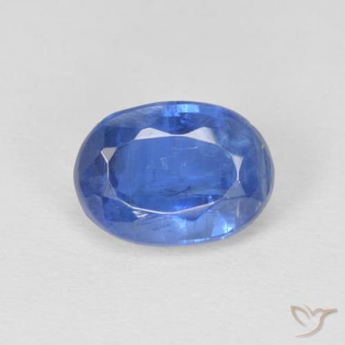 cianita Azul claro natural de 1.26 ct, Ovalada, SI