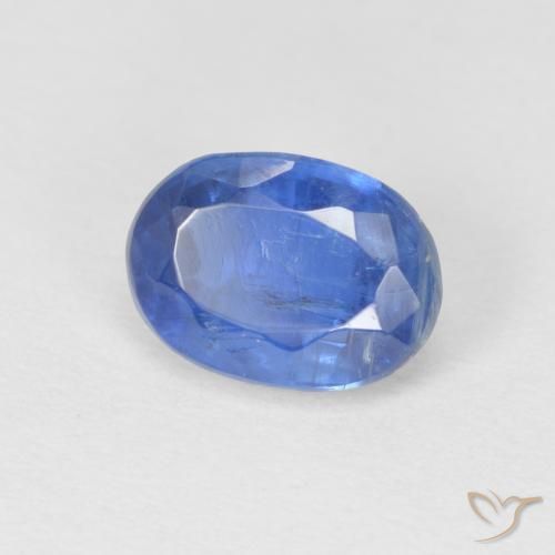 cianita Azul claro natural de 1.26 ct, Ovalada, SI