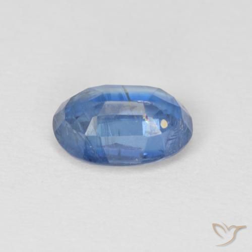 Cianita Azul oscuro natural de 0.98 ct, Ovalada, SI