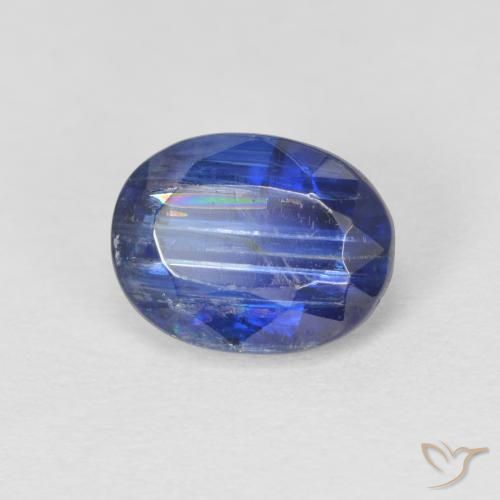 Cianita Azul real natural de 1.25 ct, Ovalada, SI