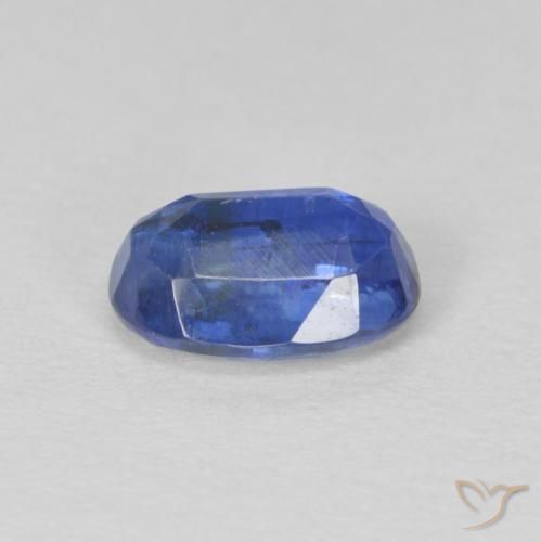 Cianita Azul oscuro natural de 1.07 ct, Ovalada, SI