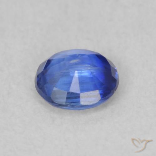 Cianita Azul oscuro natural de 0.29 ct, Redondo, VS