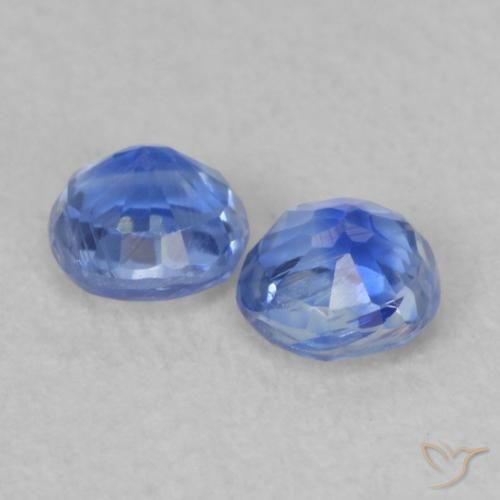 Gemas de Cianita Azul oscuro natural de 0.52 ct, Redondo, VS-SI
