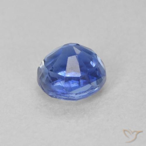 Cianita Azul real natural de 0.40 ct, Redondo, VS-SI