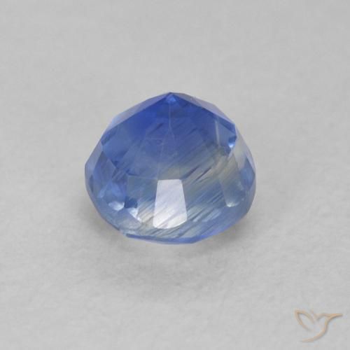 Cianita Azul marino natural de 0.49 ct, Redondo, SI
