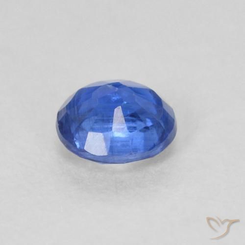 Cianita Azul azur intenso natural de 0.35 ct, Redondo, SI