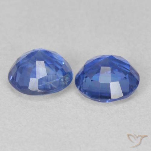 Gemas de Cianita Celeste natural de 1.30 ct, Redondo, SI