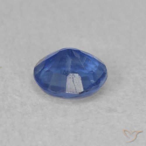 Cianita Azul real natural de 0.39 ct, Redondo, SI