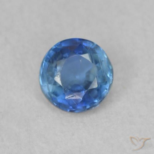 0.36ct Natural royal blue Cianita, Redondo, SI