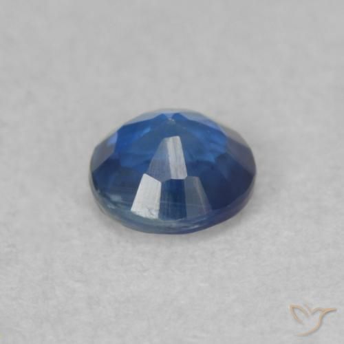 Cianita royal blue natural de 0.36 ct, Redondo, SI