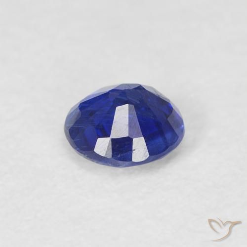 Cianita Azul oscuro natural de 0.31 ct, Redondo, SI