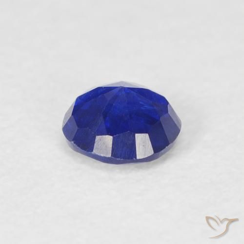 Cianita Azul marino natural de 0.33 ct, Redondo, SI