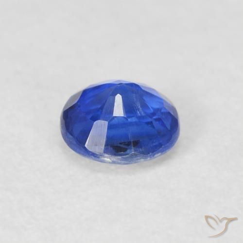 Cianita Azul azur intenso natural de 0.36 ct, Redondo, SI