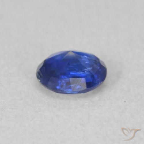 Cianita Azul oscuro natural de 0.32 ct, Redondo, SI
