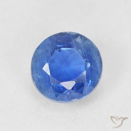 0.51ct Natural Celeste Cianita, Redondo, SI