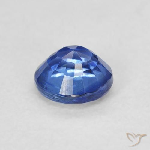 Cianita Azul claro natural de 0.37 ct, Redondo, VS-SI