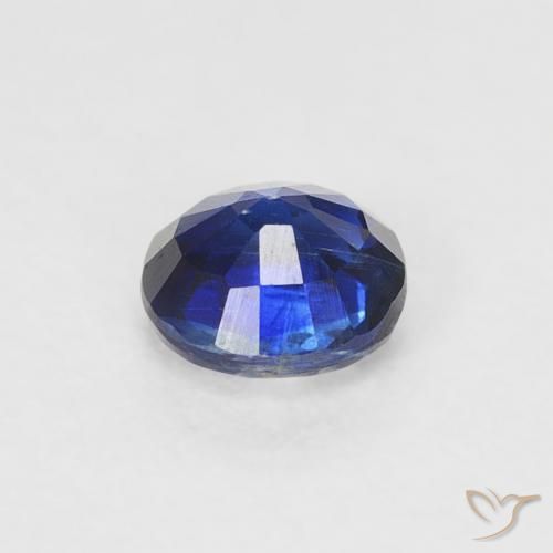Cianita Azul real natural de 0.34 ct, Redondo, SI