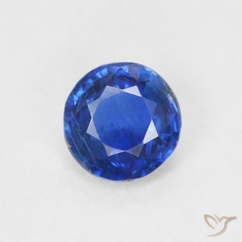 0.31ct Natural Azul real Cianita, Redondo, SI
