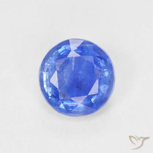 0.36ct Natural Celeste Cianita, Redondo, SI