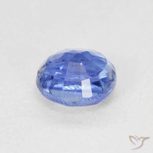 Cianita Azul marino natural de 0.75 ct, Redondo, SI