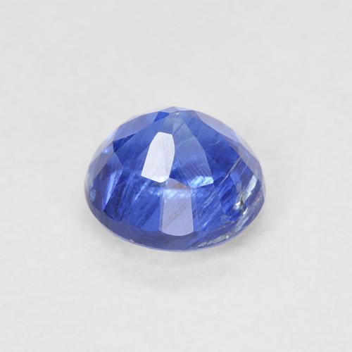 Cianita Azul azur intenso natural de 0.71 ct, Redondo, SI