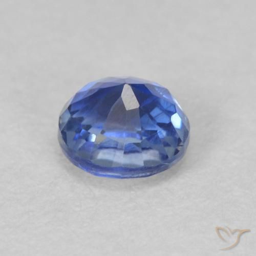 Cianita Azul eléctrico natural de 0.47 ct, Redondo, VS-SI