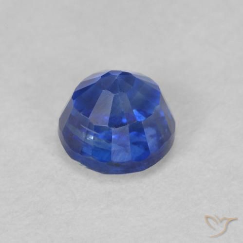 Cianita Azul claro natural de 0.48 ct, Redondo, VS-SI