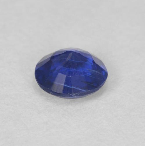 Cianita Azul oscuro natural de 0.33 ct, Redondo, VS-SI
