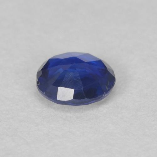 Cianita Azul oscuro natural de 0.34 ct, Redondo, VS-SI