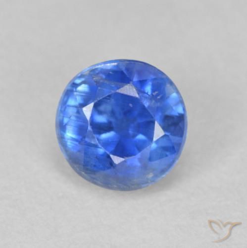 0.73ct Natural Celeste Cianita, Redondo, SI
