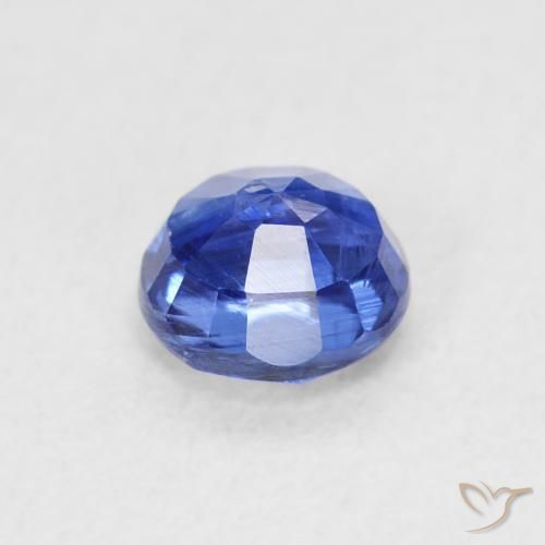 Cianita Azul marino natural de 0.73 ct, Redondo, SI