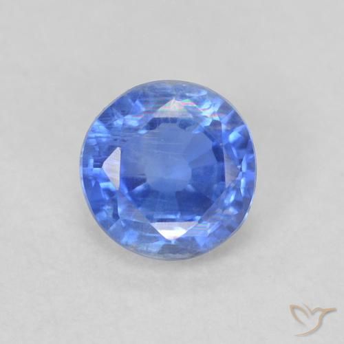 0.31ct Natural Celeste Cianita, Redondo, VS-SI
