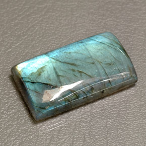 Labradorita multicolor natural de 66,83 ct, transparente, transparente / translúcido