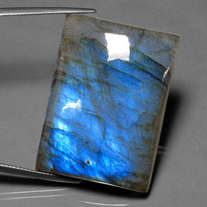 Labradorita multicolor natural de 73,73 ct, transparente, transparente / translúcido