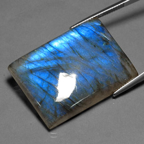 Labradorita multicolor natural de 73,73 ct, transparente, transparente / translúcido