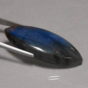 Labradorita Multicolor natural de 43.96 ct, Transparente, Transparente / Translúcido