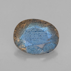 Labradorita multicolor natural de 1,02 ct, transparente, transparente / translúcido