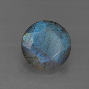 Labradorita multicolor natural de 3,36 ct, transparente, transparente / translúcido