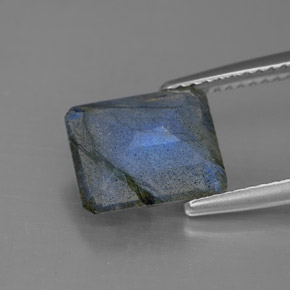 Labradorita Multicolor natural de 3.11 ct, Transparente, Transparente / Translúcido