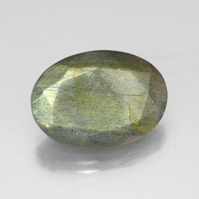 Labradorita multicolor natural de 10,39 ct, corte óvalo, translúcido