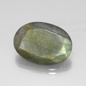 Labradorita multicolor natural de 10,39 ct, corte óvalo, translúcido