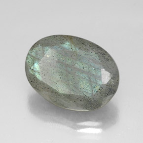 Labradorita multicolor natural de 10,11 ct, corte óvalo, translúcido