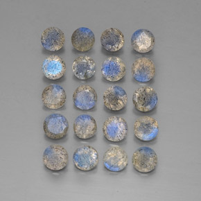 Gemas de Labradorita Multicolor natural de  ct, Transparente, Transparente / Translúcido