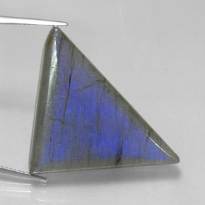 Labradorita Multicolor natural de 42.05 ct, Trillón, Translúcido