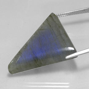 Labradorita Multicolor natural de 42.05 ct, Trillón, Translúcido