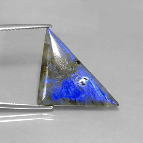 Labradorita Multicolor natural de 16.19 ct, Trillón, Translúcido