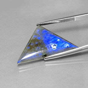 Labradorita Multicolor natural de 16.19 ct, Trillón, Translúcido