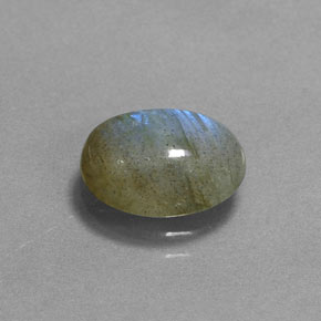Labradorita multicolor natural de 2,62 ct, corte óvalo, translúcido