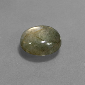 Labradorita multicolor natural de 3,78 ct, corte óvalo, translúcido