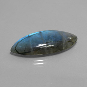 Labradorita multicolor natural de 21,02 ct, transparente, transparente / translúcido